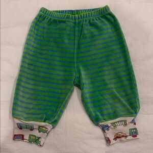 New Potatoes Velour Layette pants Size 3M